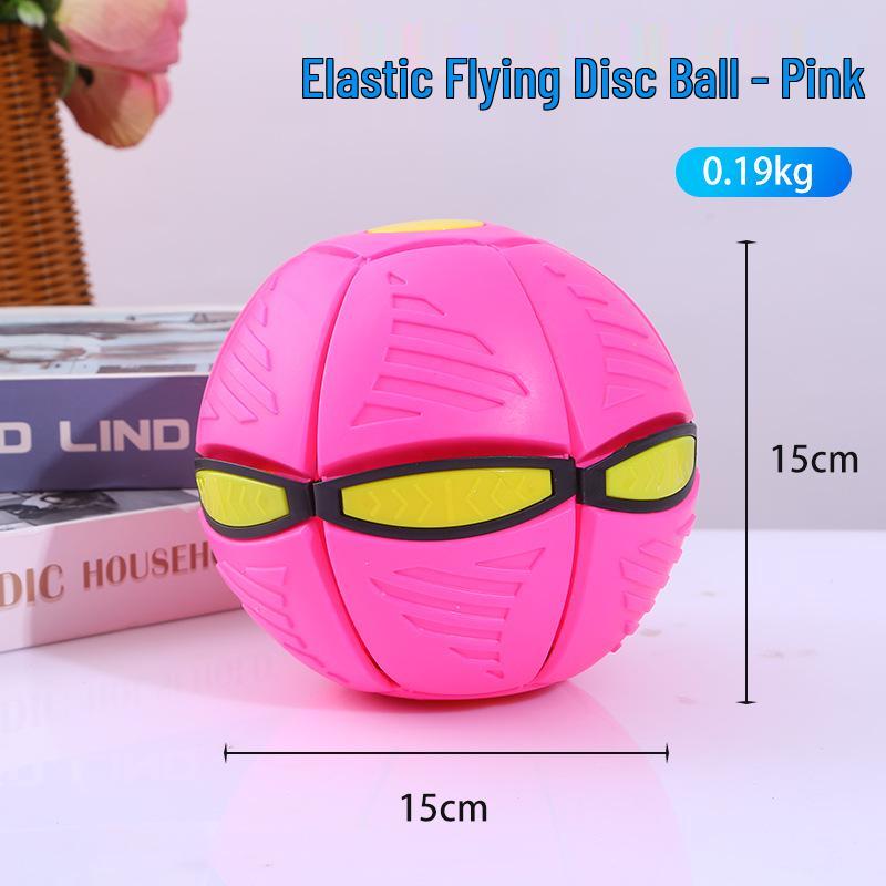 

Волшебный эластичный летающий диск-мяч - Уличная популярная деформируемая игрушка для детей 3 lights розовый