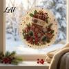 Weihnachts-Kamin-Hängedekoration Kunst-Set mit Kunstperlen DIY Strassstein-Edelstein-Malerei Handwerk Weihnachtsmann Baum Langlebiges Haustierfreundliches Material Ornamente Socke