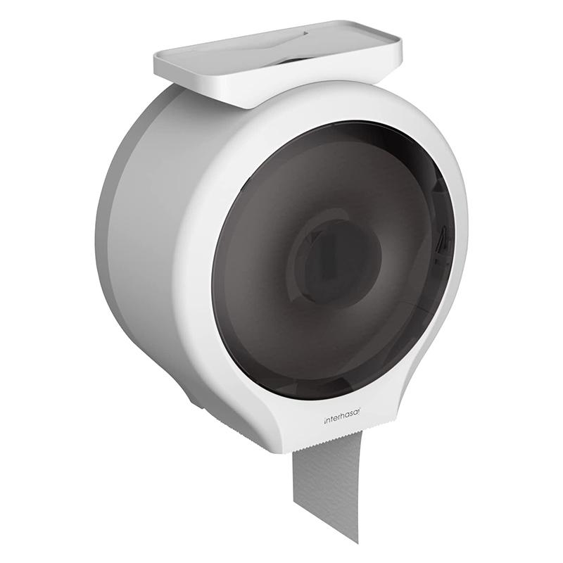 Wall Paper Towel Dispenser Tissue Dispenser Punch Free Roll Round Towel Dispenser for Toilet Bathroom Commercial