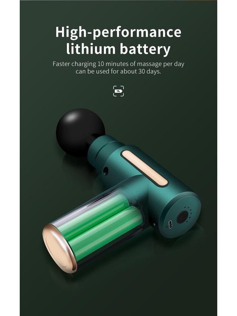 Portable USB Mini Electric Fascia Massager for Muscle Relief