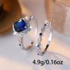 Wish square ring simple niche versatile ring