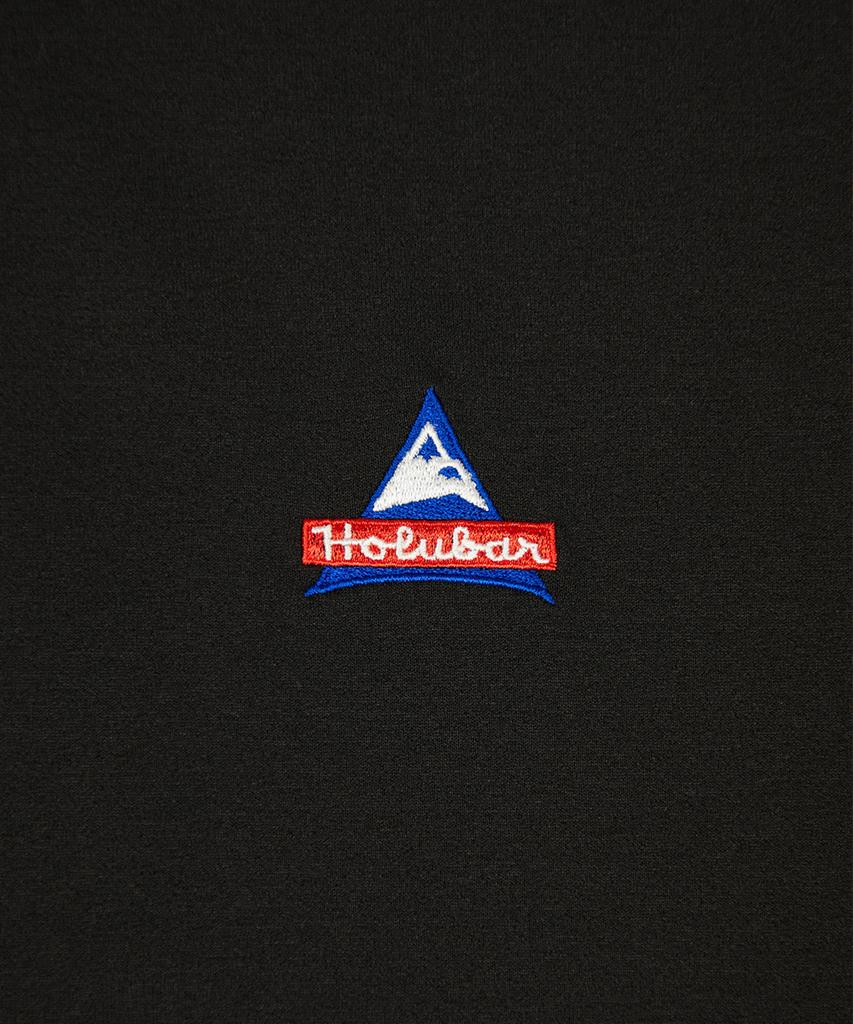 Holluba Lettering Logo T Shirt Black