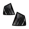 Glossy Black Side Window Louver Shutter Cover Trim For Honda Accord 2014-2017