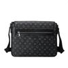 New men's bag playing card printing small square bag men's commuting flip briefcase single shoulder messenger bag tide