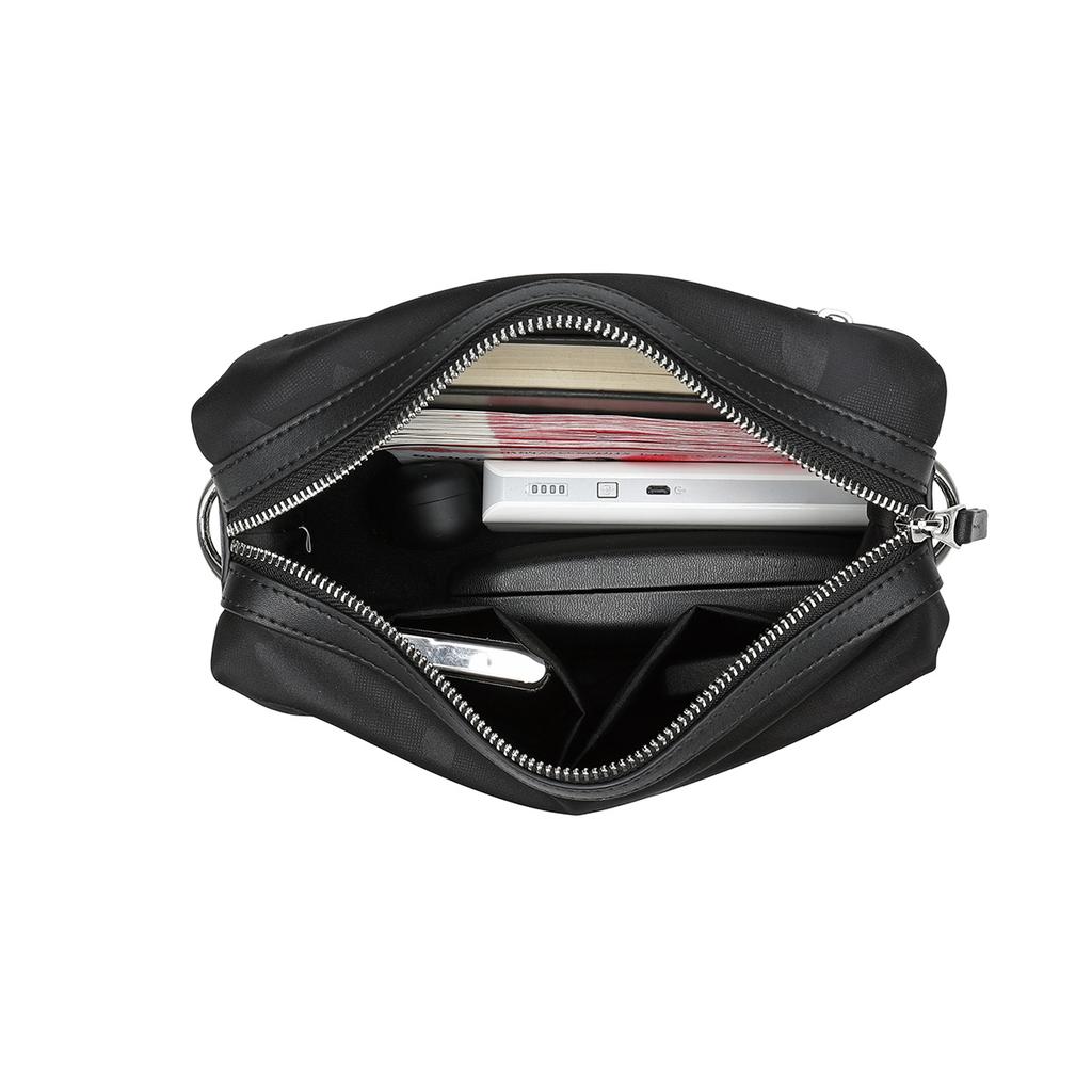 New JAGUAR Fabric Messenger Bag, Crossbody Bag, Shoulder Bag Men's Black JA1T1201173101