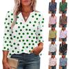 3/4-Ärmel-Shirts für Damen T-Shirts Blusen Lässig Übergröße Basic-Oberteile Pullover Damen Tunika-Blusen