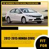 2x Roof Trim Molding Kit For for 2012-2015 Honda Civic Sedan 4-Door EXV
