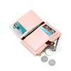 HAITAO Women's Pearlescent Korean Wallet: Compact Zipper Bag with Multi-Card Slots and Coin Purse.