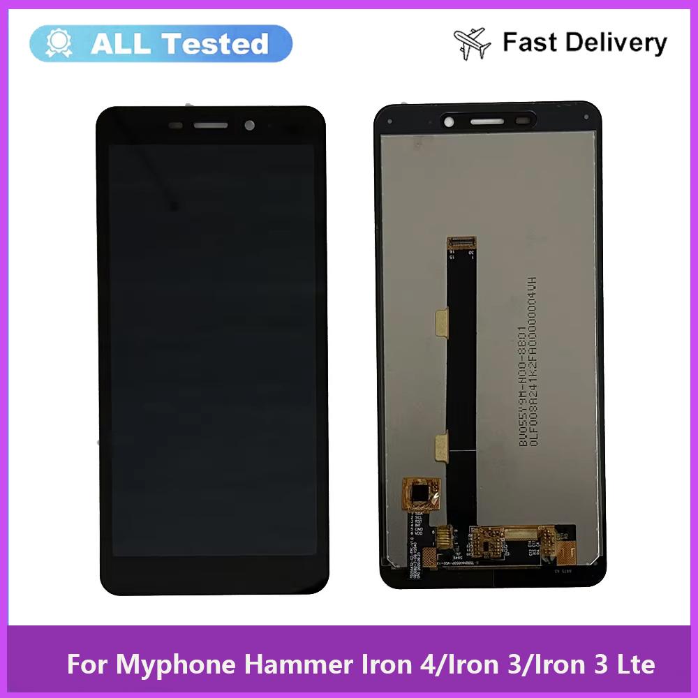 Полная сборка ЖК-экрана и сенсорного стекла Для myPhone Hammer Iron 3 LTE