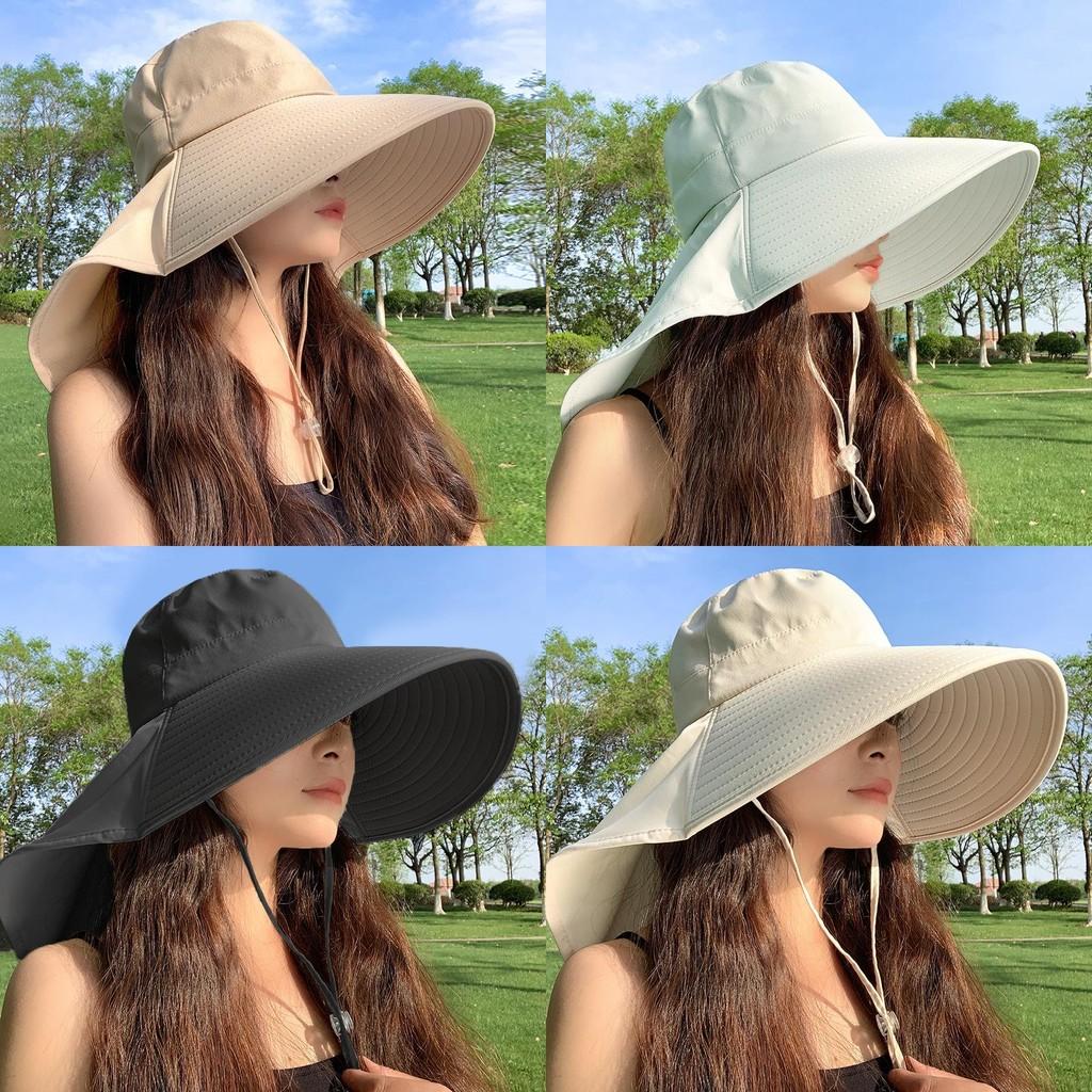 Fashionable Wide Brim Hat For Women Sun Protection Summer Lightweight Acrylic