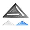 Aluminum Alloy Triangle Ruler Metric Imperial Clear Scale High Accuracy Easy To Read for Engineer Ca