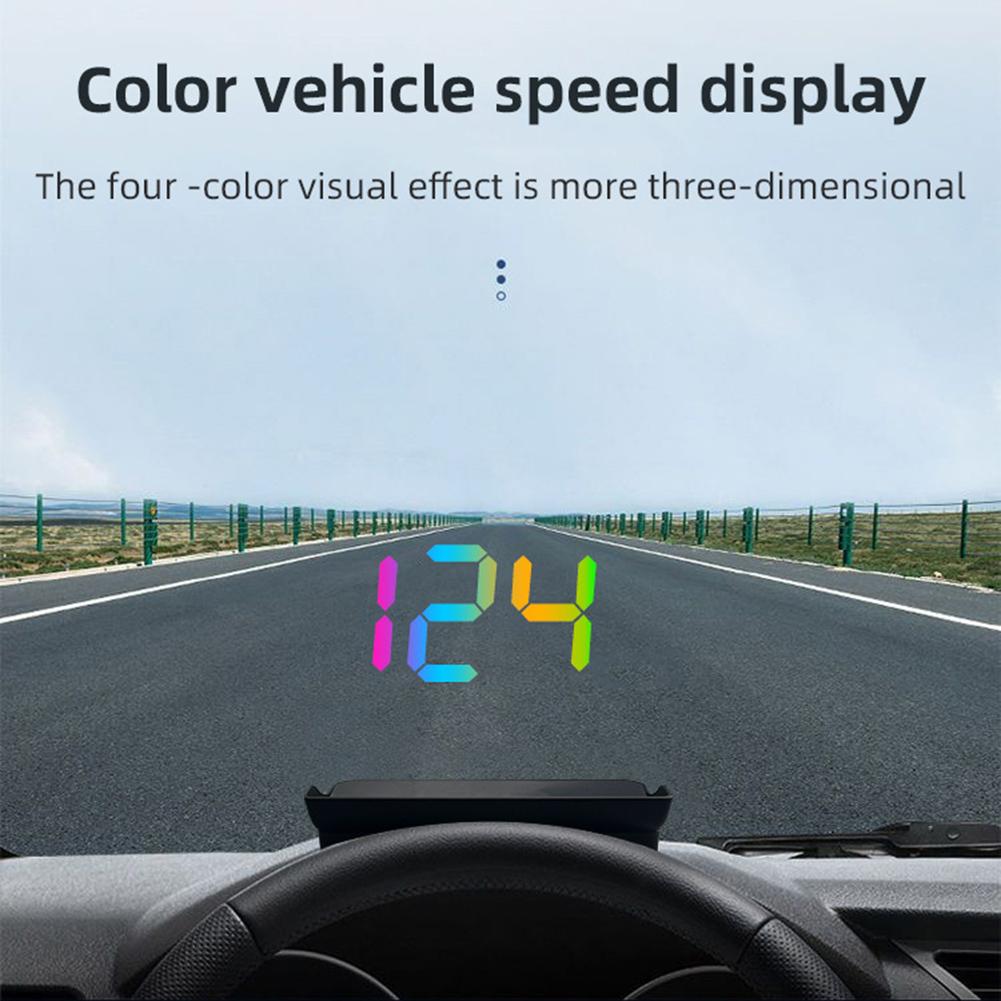 GPS HUD Digital Speedometer Head Up Display For All Car KMH Windshield Projector Car Head Up HD Display Automotive Accessories