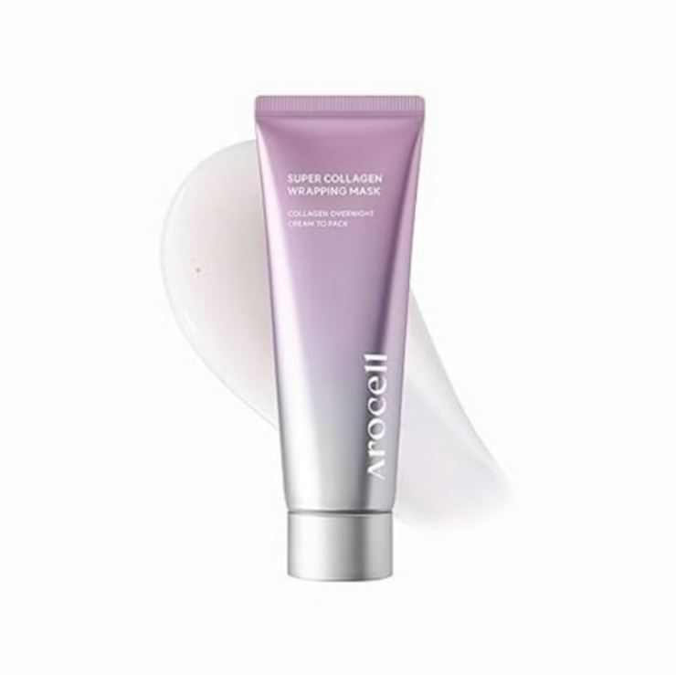 Arocell Super Collagen Maschera Avvolgente 80 ml — Maschera Idratante Profonda, Rassodante e Rinnovatrice della Pelle