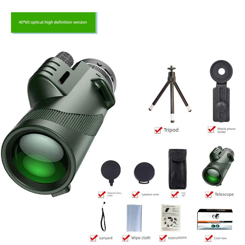 Explorer 80100 Telescope 1250 Monocular Telescope 4060 Astronomical Telescope Magnifying Glass Bird-Watching Scope