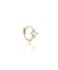 Lloyd Classic Square Stone 14K Gold One-Touch Half Earrings Lofp1008G