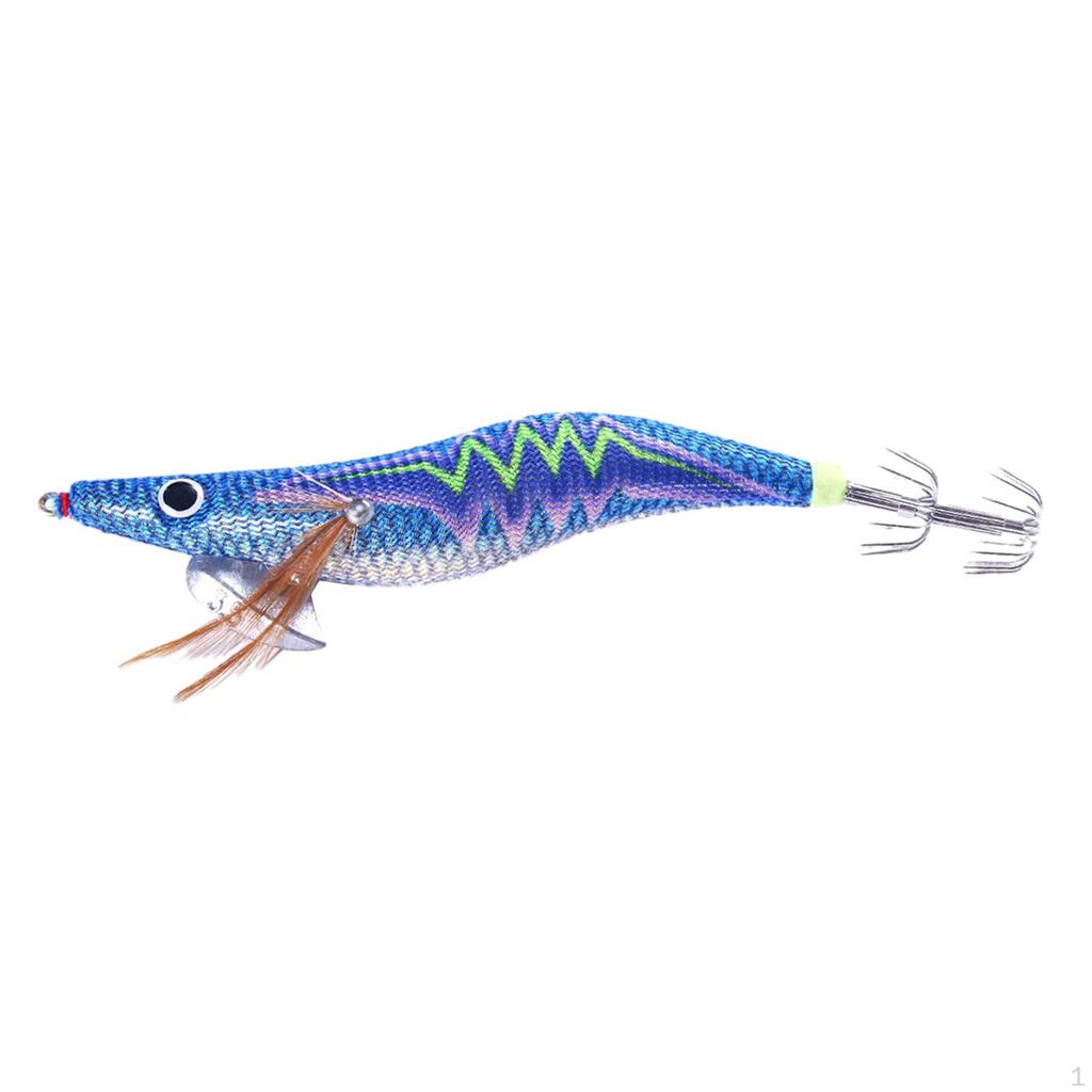 Luminous Squid Jig Hooks Lifelike Lures Fishing Baits