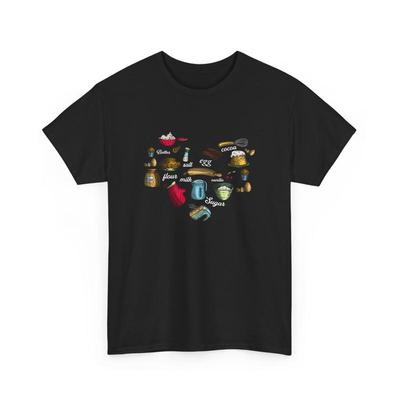 Cute Baking Love Cake Pastry Chef T Shirt