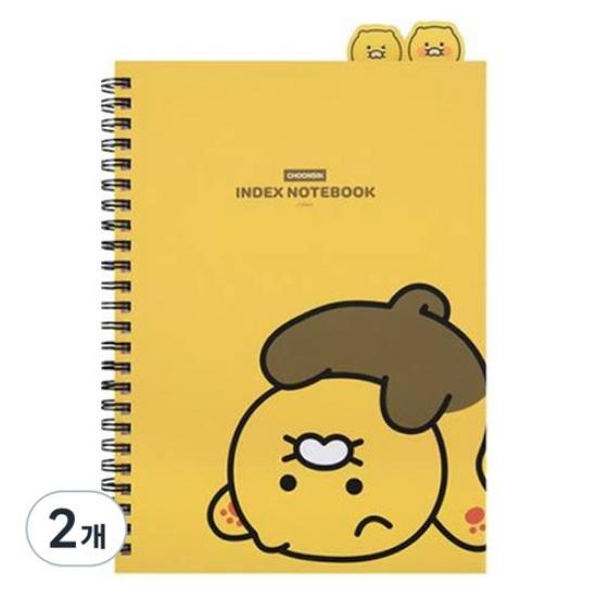 Kakao Friends PP Index Notebook – Chunsik, 2pcs