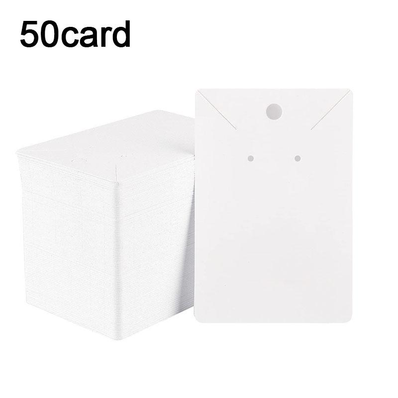 

NEW 50pcs 6x9cm Earring Cards Ear Studs Packaging Paper Necklace Earrings Card for Jewelry Packaging SPKZ01
