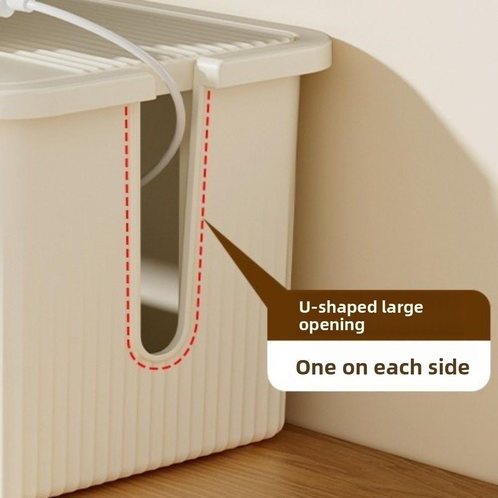 Plastic Desktop Storage Box Multi-Purpose Power Socket Management Box