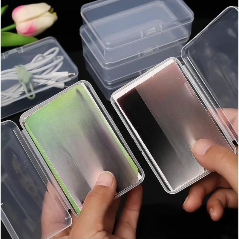 3/5/10Pcs Transparent Plastic Storage Boxes for Playing Cards Poker Game Card Organizer Container Board Game Packing Case