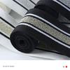Bande elastiche a righe da 1/3/5 metri Spesse Alta Elasticità Maglia Elastica per Fai da Te Cintura Gonna Accessori da Cucito 40mm