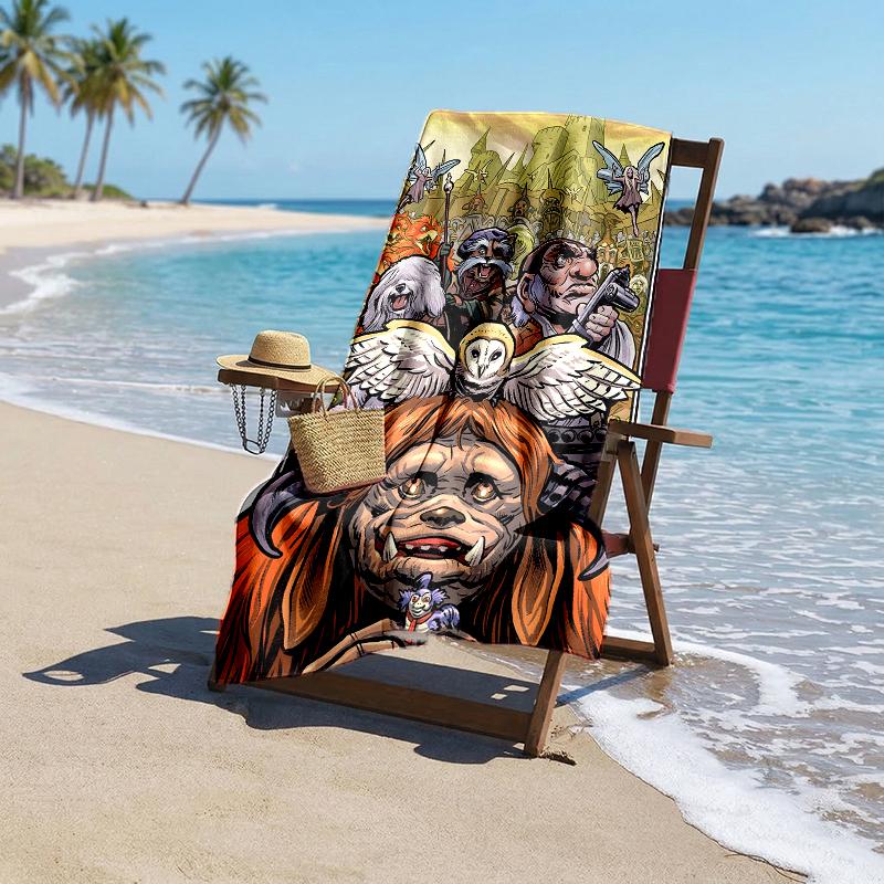 Labyrinth Fashion Beach Towel: Ideal for Summer Adventures Soft, absorbent and quick drying suitable for swimming and bathing