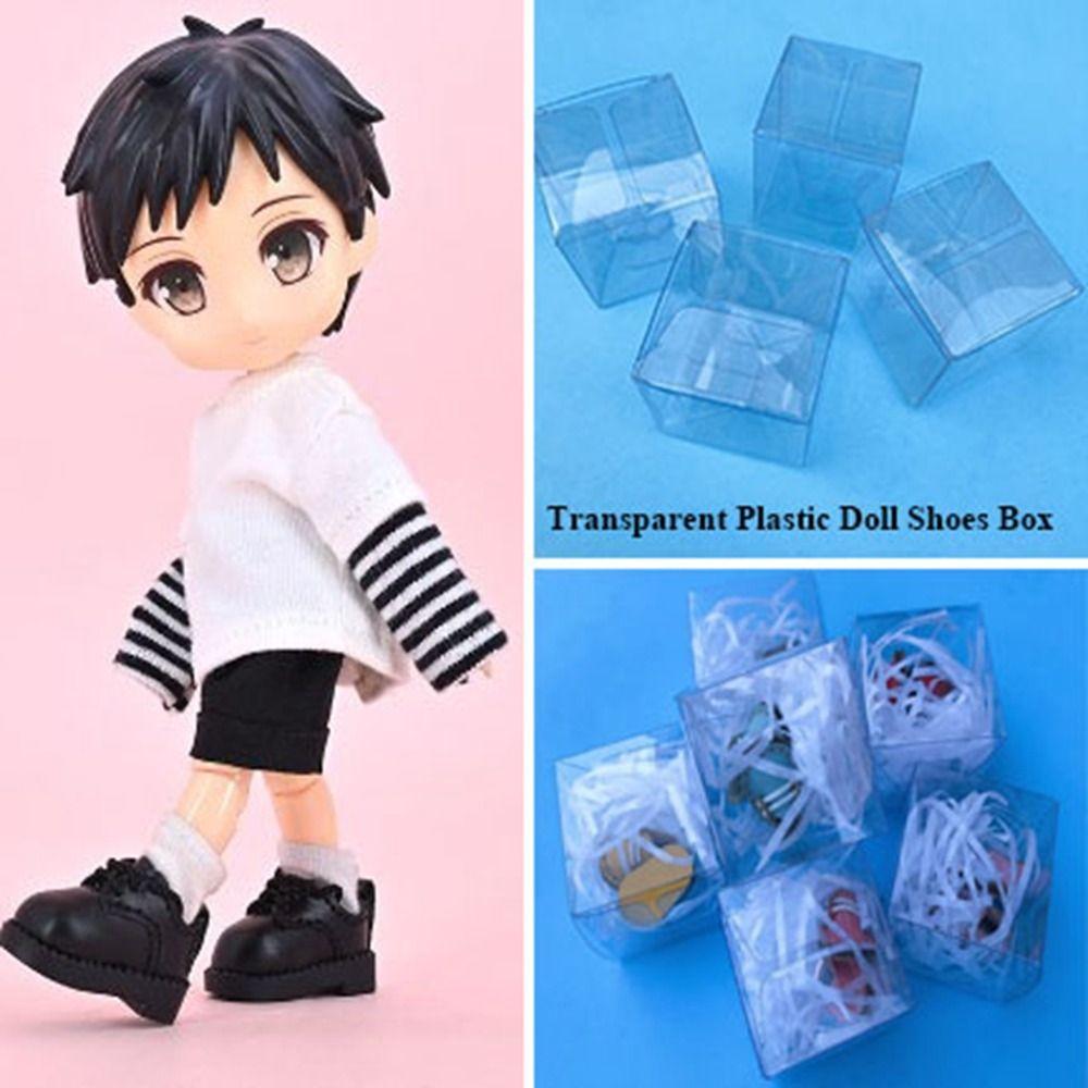 

1/5pcs Small Dolls Dollhouse 4x4x4cm Jewelry Storage New Accessories Ob11 Dolls