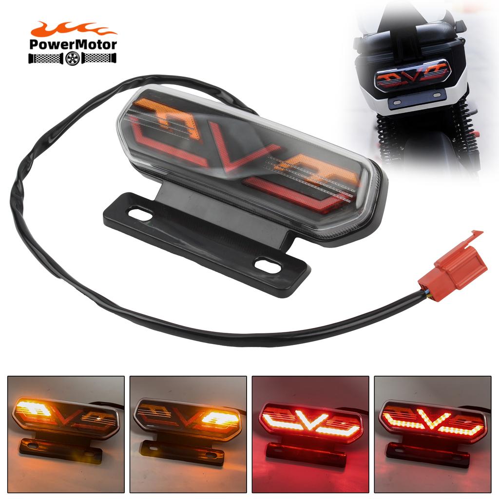 Motorcross Rear Lights LED Motorcycle Brake Light Tail Light Motorbike Stop Turn TailLight Dirt Pit Bike ATV Parts 12V