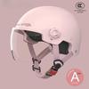 Unisex Winter Half Helmet for Electric Motorcycles - All-Season Cold Protection, Warm, 3C Certified