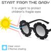 Boys And Girls Trend Outdoor Product Eyewear Vintage Children Sunglasses Sun Glasses Flower Shape