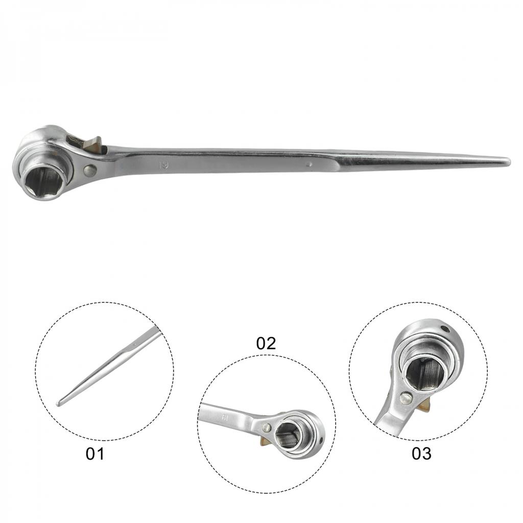 17-22mm Ratchet Wrench  Head  End Socket Wrench Podger Spanner