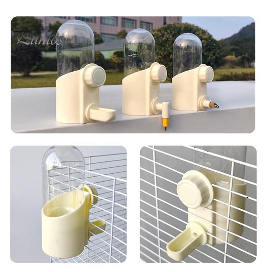250ml Birds Water Dispenser Automatic Parrot Feeding Hydration Parakeet Cage Accessories for Parrots Cockatiels Finches Lovebirds Budgies
