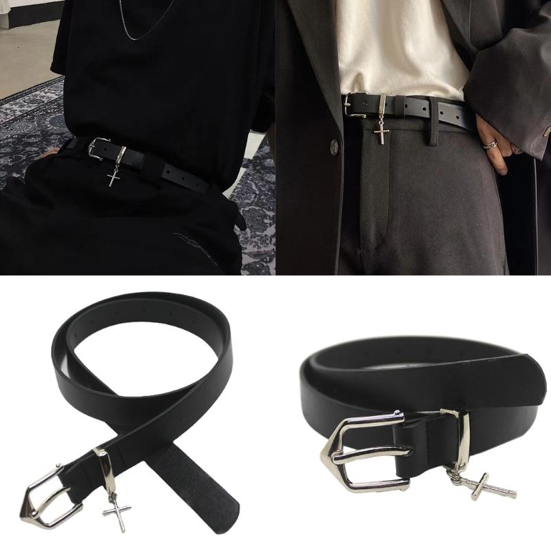 Harajuku Hot Girls Waist Belt with Adjustable Pin Buckle Universal Ladies Coat Dress Waistband Western Style PU Belt