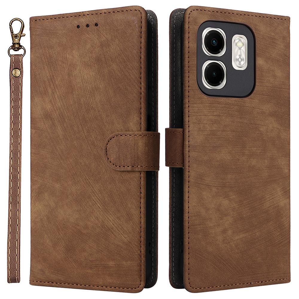 For Infinix Smart 9 4G X6532/Hot 50i 4G X6531 Wallet Case RFID Blocking PU Leather Cover Stand View