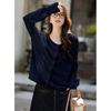 Moka Na Women's Fashion Long-Sleeve Knit Sweater