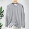 Unisex Pure Cotton Sweatshirt - Long Sleeve, Loose Fit, Round Neck, Ideal for Spring/Autumn