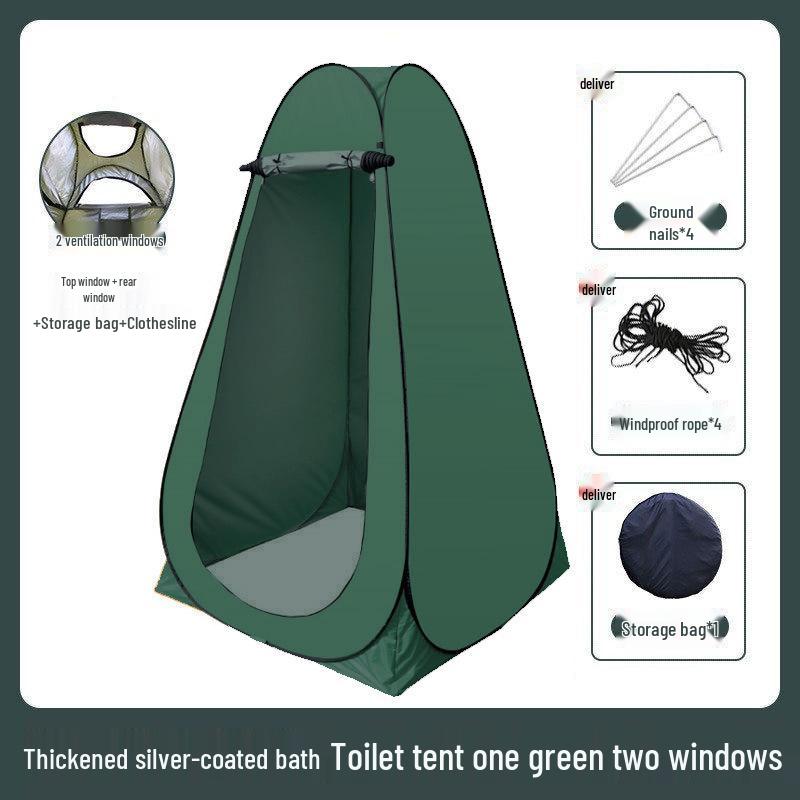 Tragbares Camping-Dusch- und Toilettenzelt - Outdoor-Privatsphäre-Unterstand