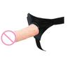 Hollow Dildo na pasku sprawi, że będziesz twardy Dildo big dick Sex zabawki prawdziwy Penis pasy Strapon uprząż dla mężczyzn nakładka na penisa fałszywy kogut