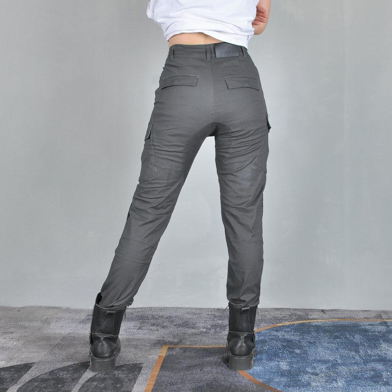 Motorcycle Four-season Anti-drop Riding Pants Breathable High-waisted Female Rider Locomotive Anti-drop Pants, Silicone Protective Gear
