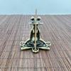 Zen Frog Vintage Incense Holder 1Pcs Alloy Stick Burner Creative Home Decor Aromatherapy Tray for Bedroom Meditation