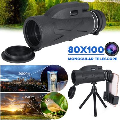 100x Nigh Vision Bak4 Prism Hd Zoom Monocular Waterproof Telescope With Tripod For Outdoor Travel Hiking
