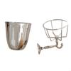 62KD Decorative Wall Mounted Metal Vessel Flower Vase for Stylish Interior Styling