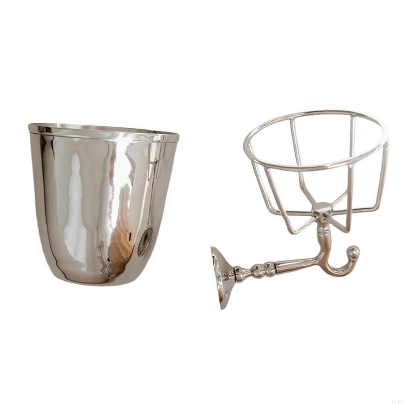 62KD Decorative Wall Mounted Metal Vessel Flower Vase for Stylish Interior Styling
