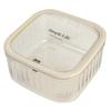Transparent Multi-Purpose Storage Box with Lid - Large Capacity, Desktop Trash Can