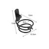 Durability Hair Dryer Holder Wear Resistant Spiral Stand Holder Rack Wall Mounted Organizer  Hotel