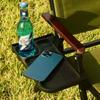 1PC Chaise Pliante Plateau de Rangement Latéral Extérieur Fauteuil Lounge Plateau Dossier Chaises de Camping Porte-Gobelet Pliant Piédestal Universel pour Tasse