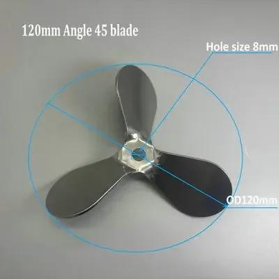 1pcs Laboratory 304 Stainless Steel Three-leaf Type Stirring Paddle (Mixed Blade or Rod) Chemistry Accessories