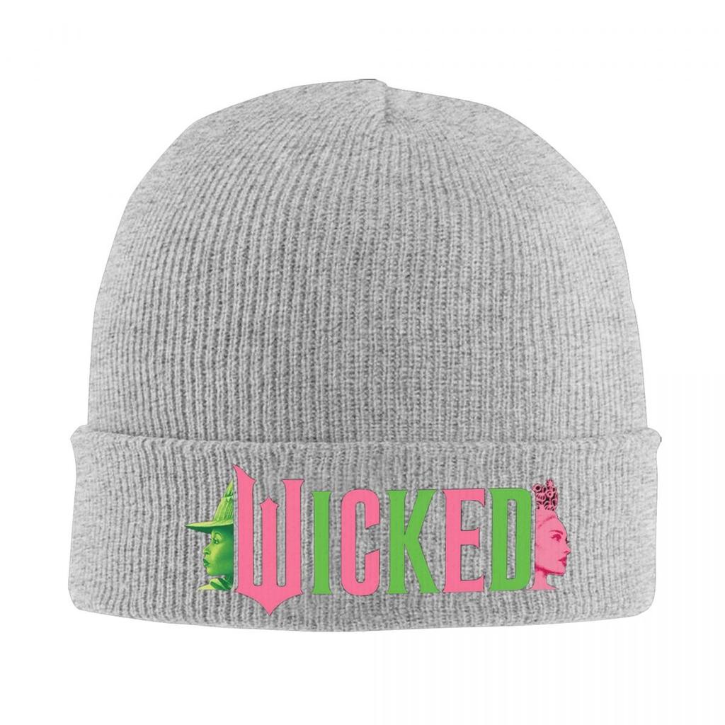 Wicked Movie Elphaba And Glinda Warm Knitted Cap Winter Knit Bonnet Hat Skullies Beanies Hip Hop Caps for Unisex