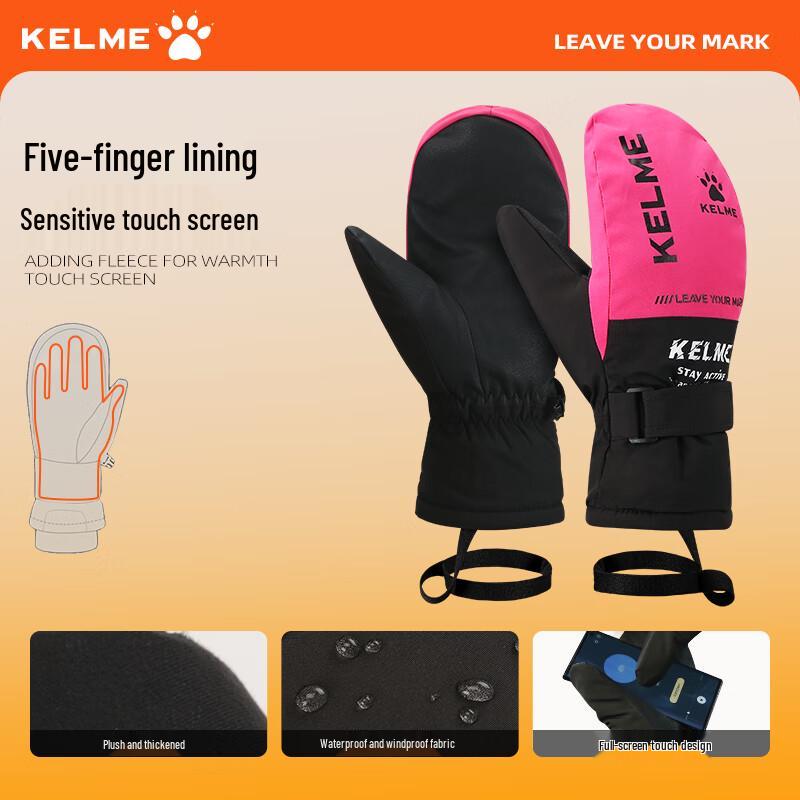 KELME Waterproof Touchscreen Ski Gloves L